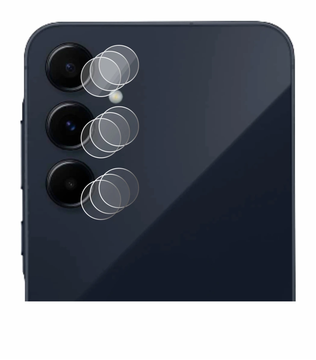 Image de l'appareil Samsung Galaxy A55 5G (Caméra UNIQUEMENT) avec une grande variété de protections d'écran.