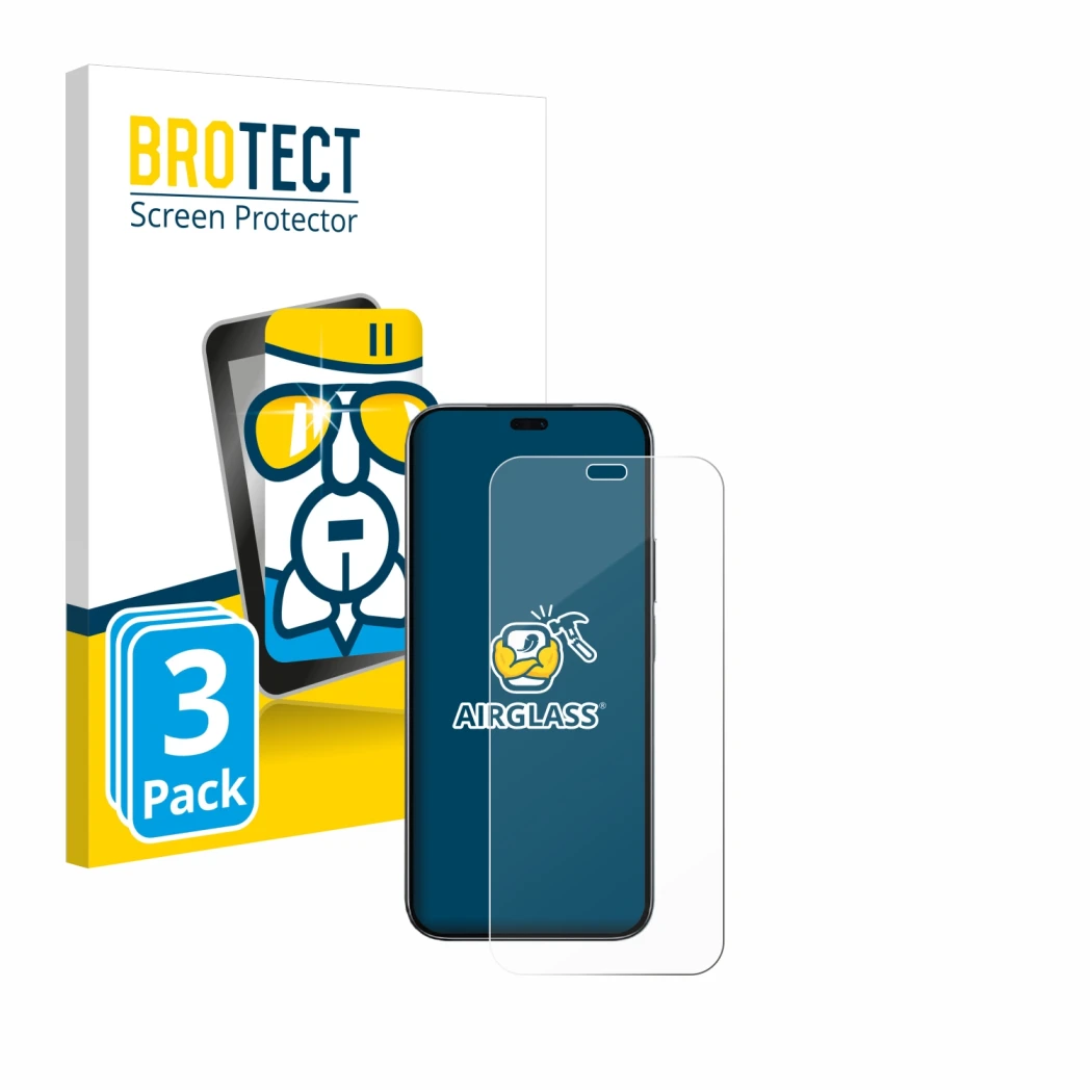 Face avant d’un emballage produit avec le logo de la marque BROTECT. À côté, l’appareil Honor 200 Lite est représenté avec la 