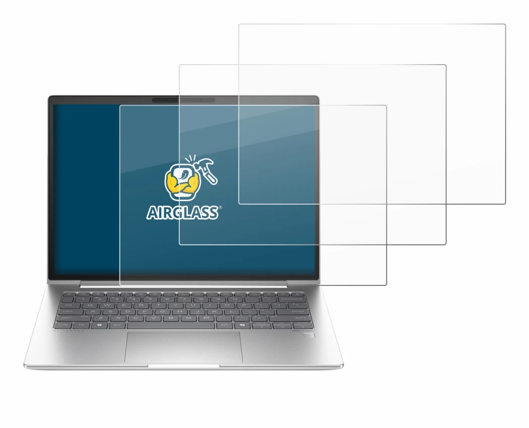 Image de l'appareil HP EliteBook 640 G11 avec une grande variété de protections d'écran.