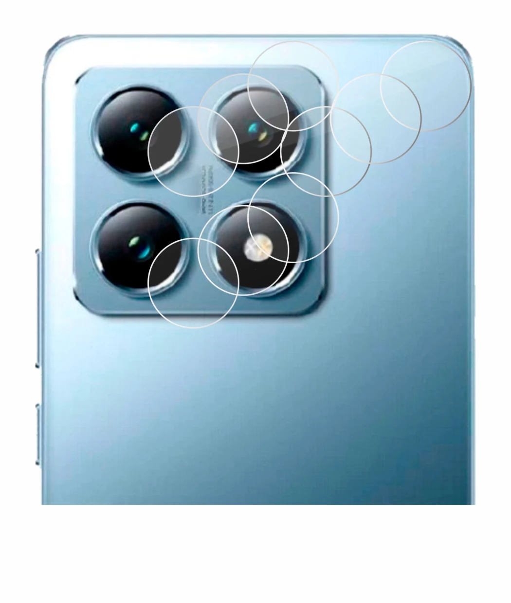 Image de l'appareil Xiaomi 14T (Caméra UNIQUEMENT) avec une grande variété de protections d'écran.