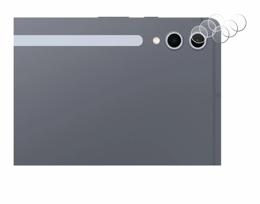 Image de l'appareil Samsung Galaxy Tab S10 Plus WiFi (Caméra UNIQUEMENT) avec une grande variété de protections d'écran.