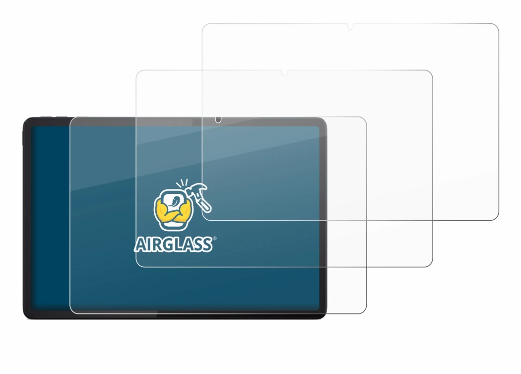 Image de l'appareil Lenovo Tab K11 Plus avec une grande variété de protections d'écran.