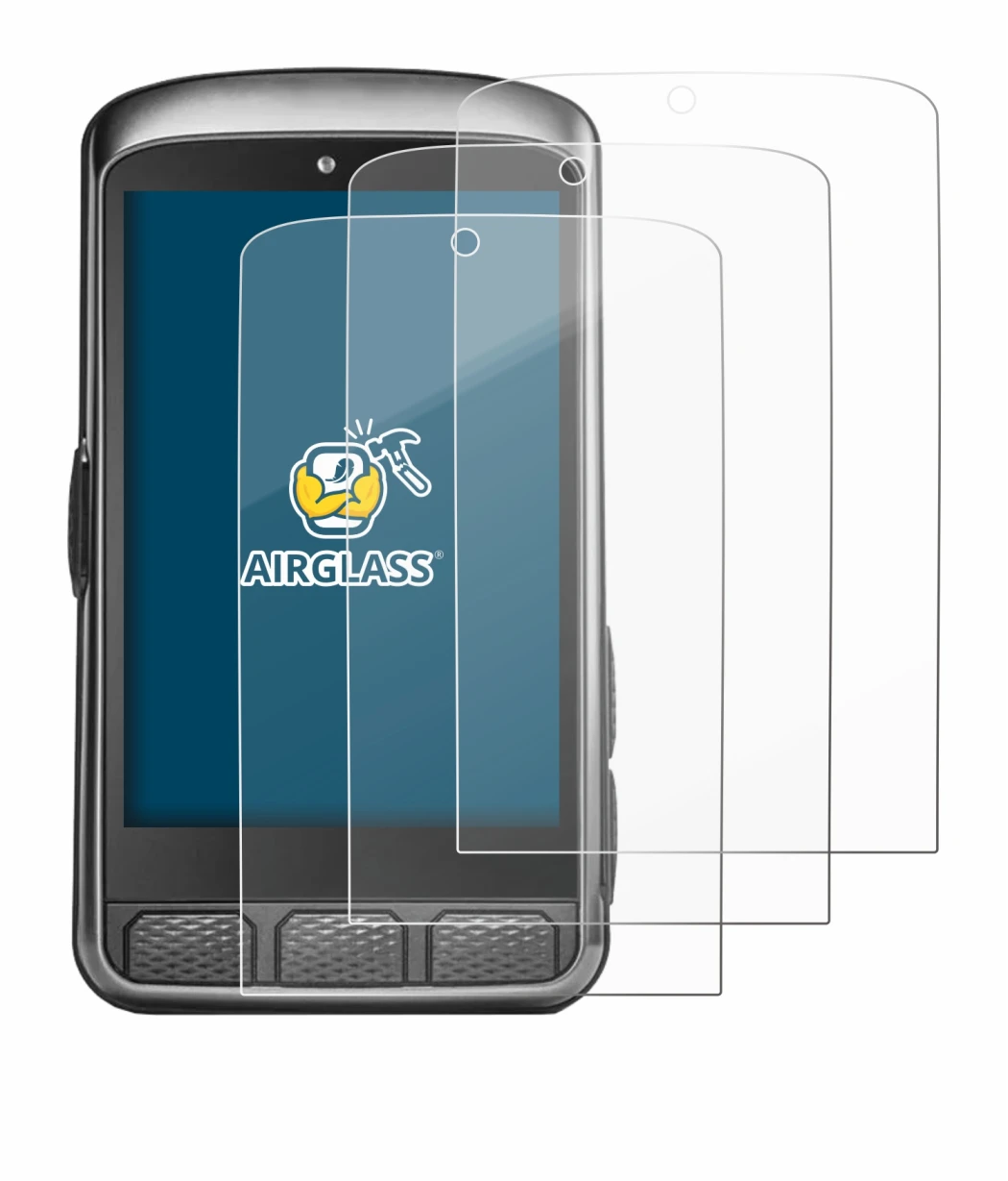 Image de l'appareil Wahoo Elemnt ACE avec une grande variété de protections d'écran.
