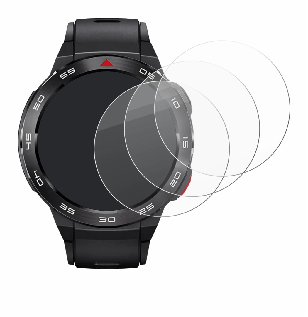 Image de l'appareil Xiaomi Mibro GS Pro avec une grande variété de protections d'écran.