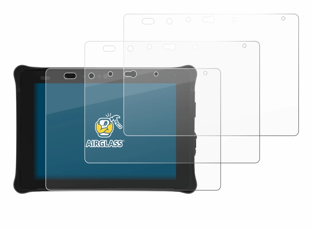 Image de l'appareil Leica iCON CC180 avec une grande variété de protections d'écran.