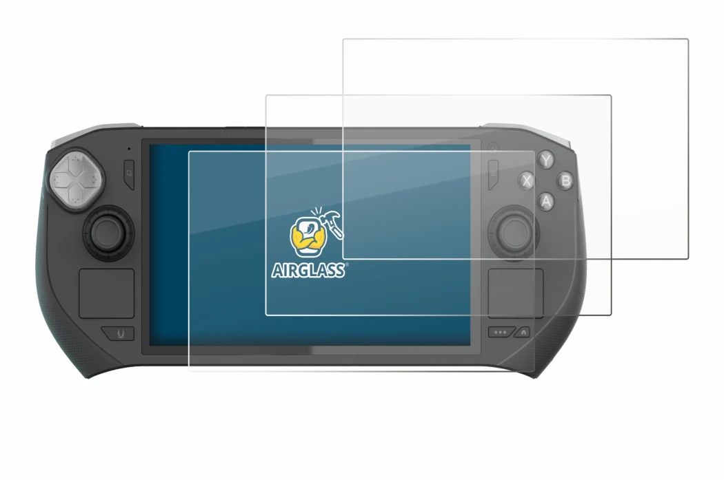Image de l'appareil Zotac Gaming Zone avec une grande variété de protections d'écran.