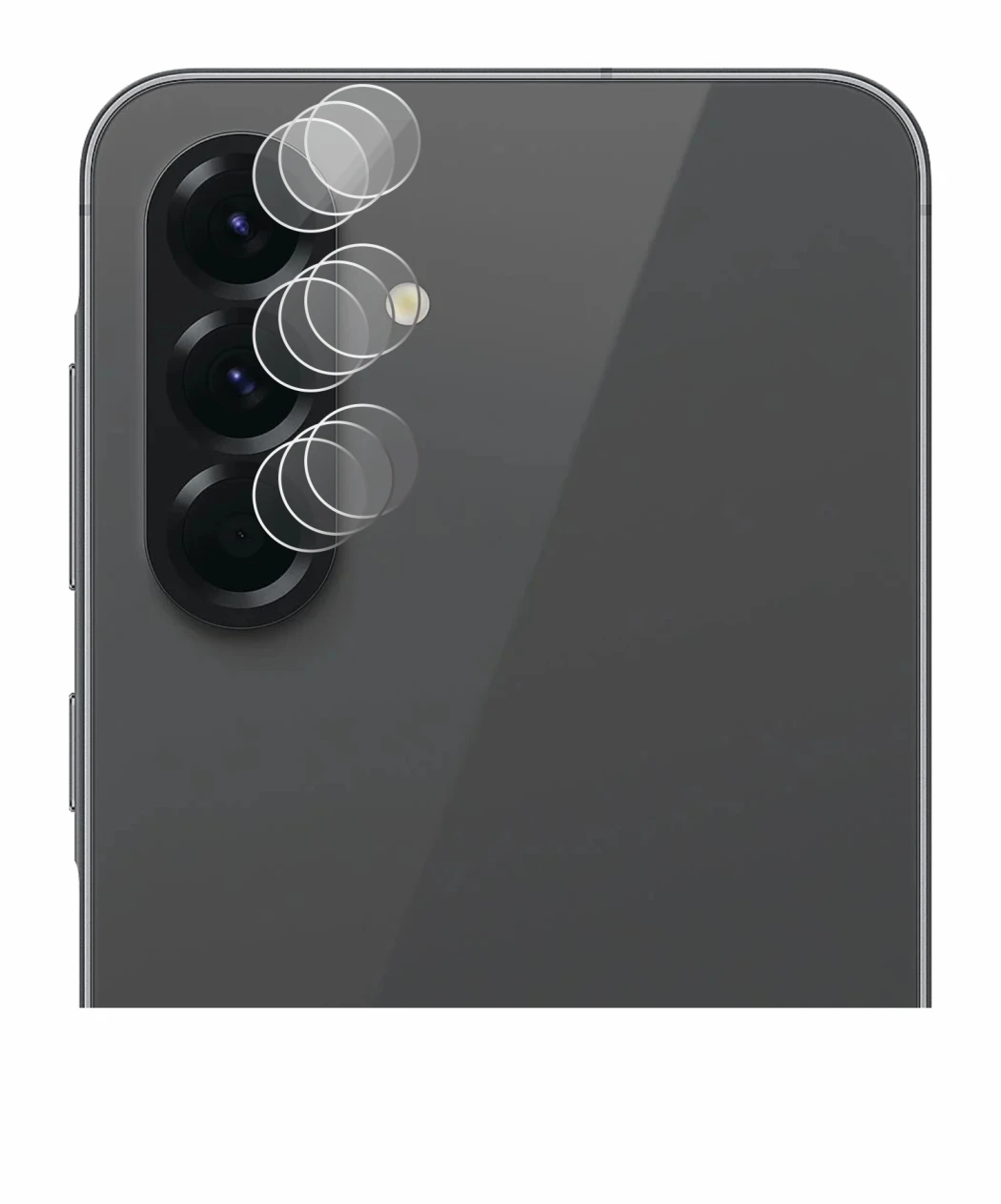 Image de l'appareil Samsung Galaxy A56 5G (Caméra UNIQUEMENT) avec une grande variété de protections d'écran.