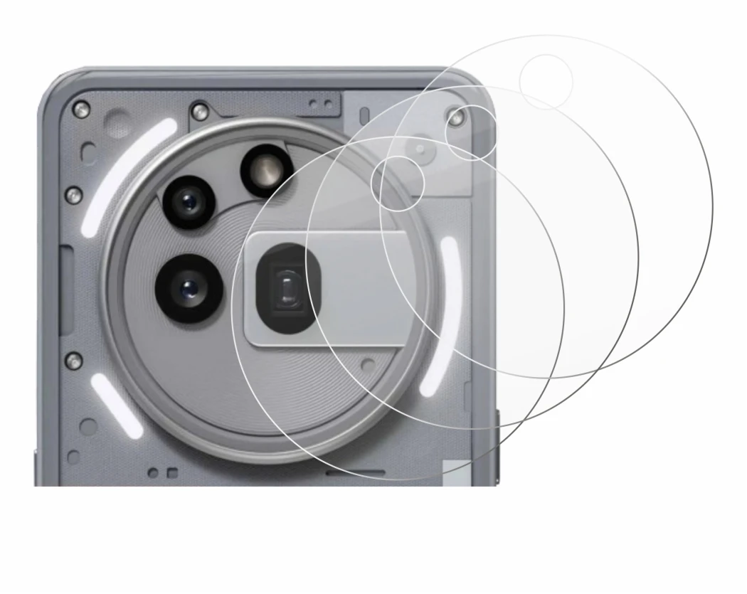 Image de l'appareil Nothing Phone (3a) Pro (Caméra UNIQUEMENT) avec une grande variété de protections d'écran.