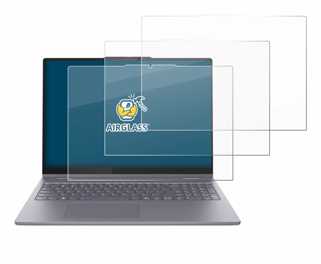 Image de l'appareil Lenovo IdeaPad 5 2-in-1 14AKP10 avec une grande variété de protections d'écran.