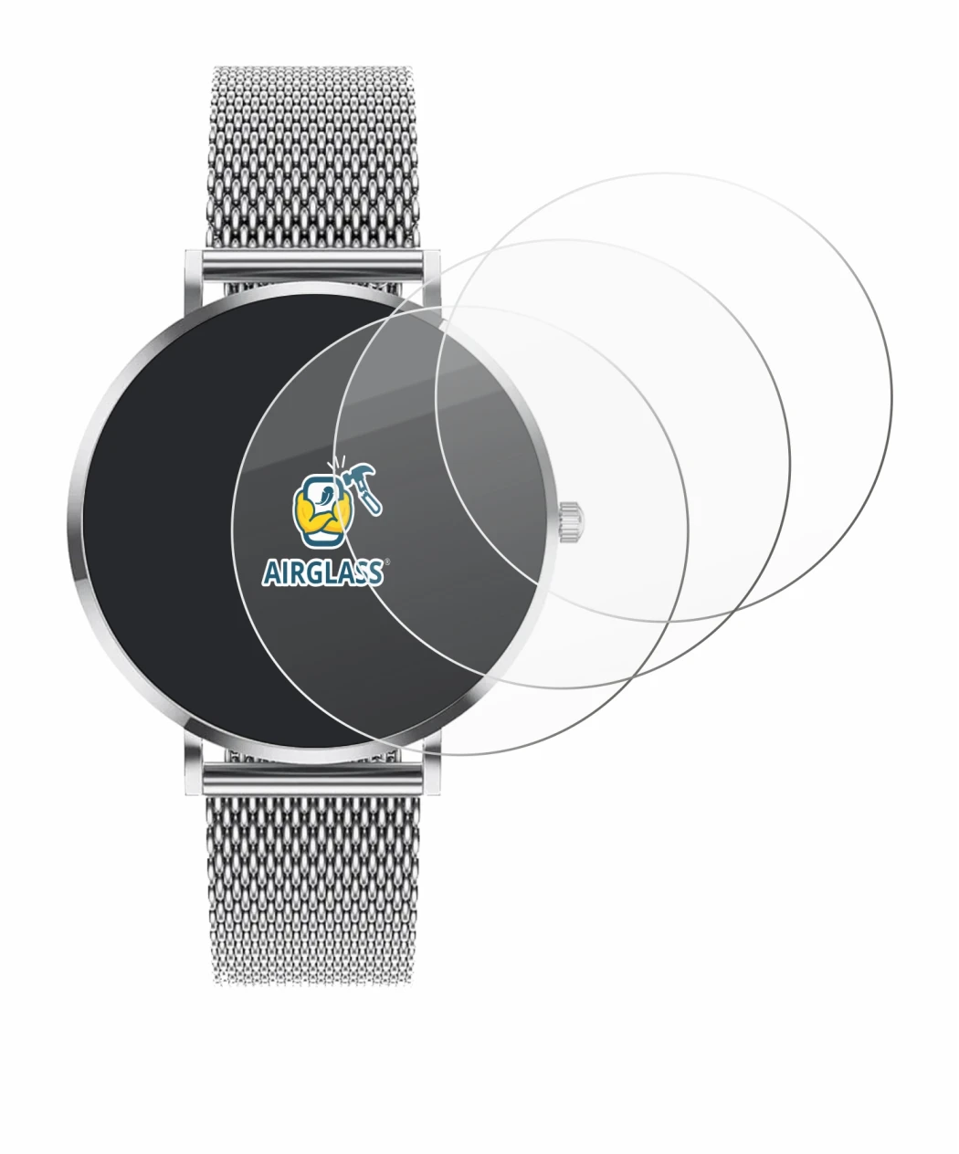 Image de l'appareil Pireware Amory 5 Mini avec une grande variété de protections d'écran.