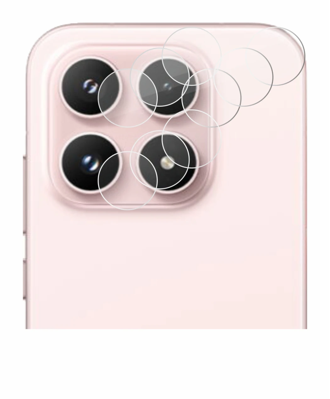 Image de l'appareil Xiaomi 17 (Caméra UNIQUEMENT) avec une grande variété de protections d'écran.
