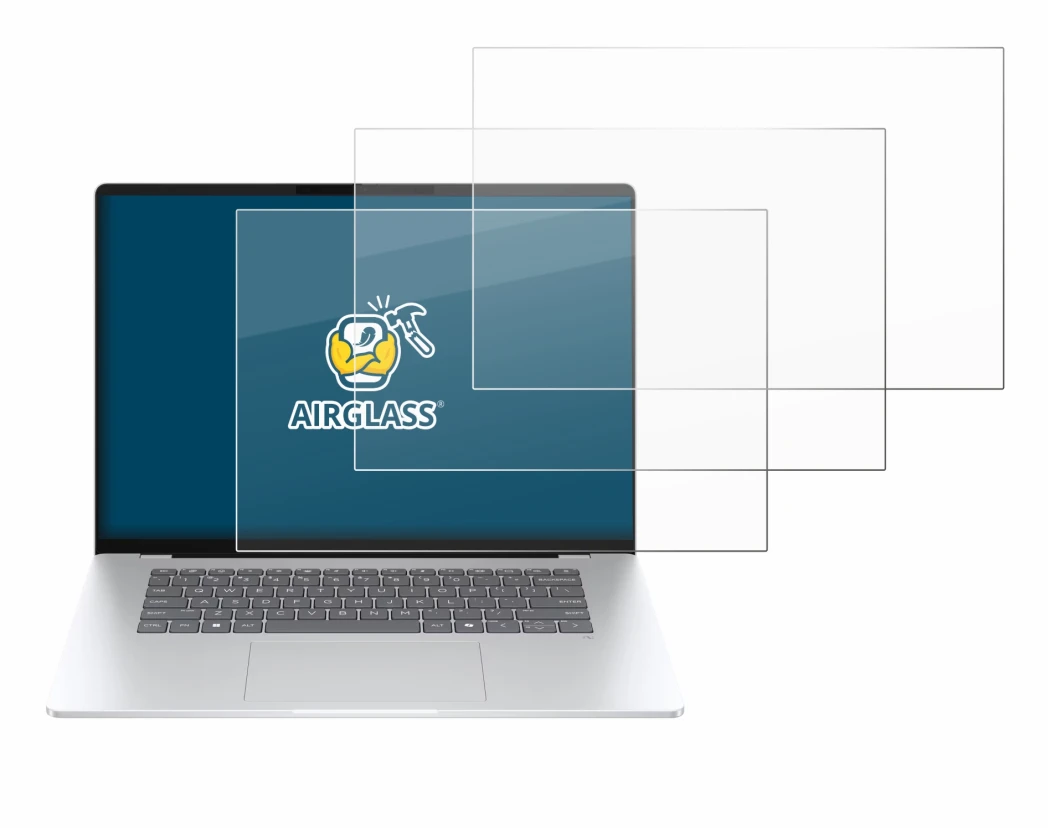 Image de l'appareil HP OmniBook 5 16 avec une grande variété de protections d'écran.