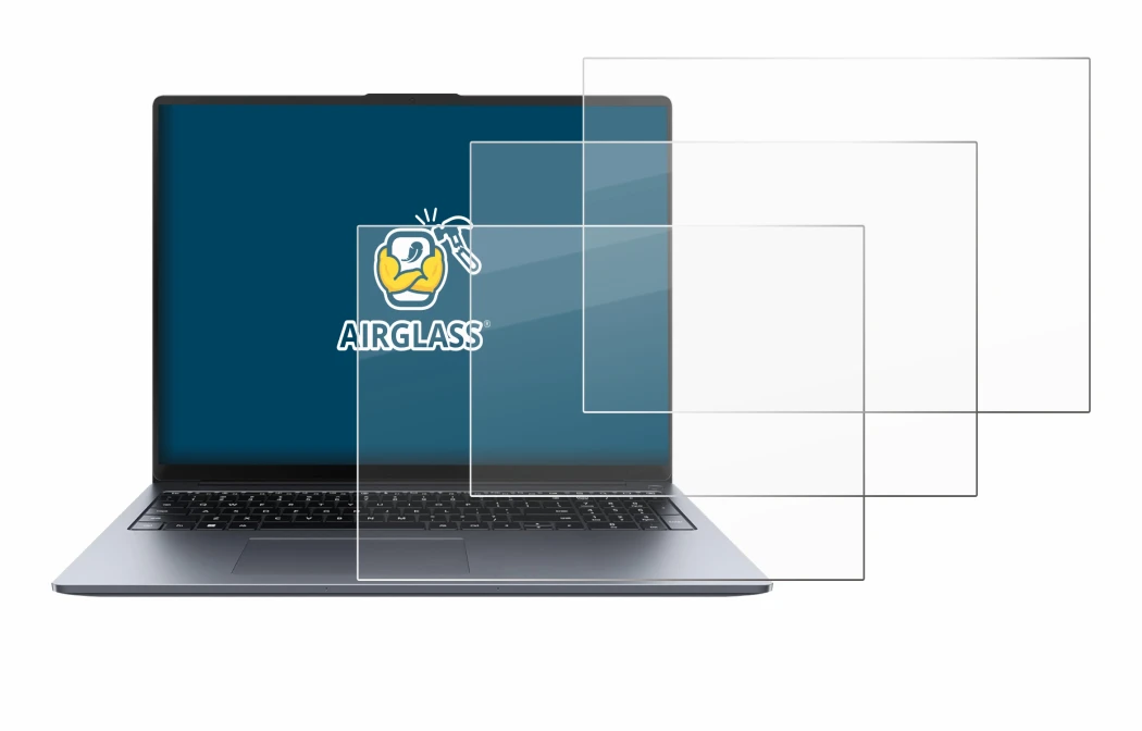 Image de l'appareil Huawei MateBook D 16 2024 avec une grande variété de protections d'écran.