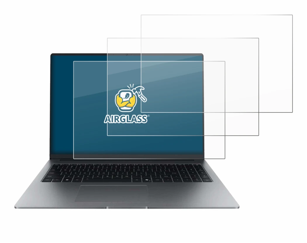 Image de l'appareil Honor MagicBook X16 Plus 2025 avec une grande variété de protections d'écran.