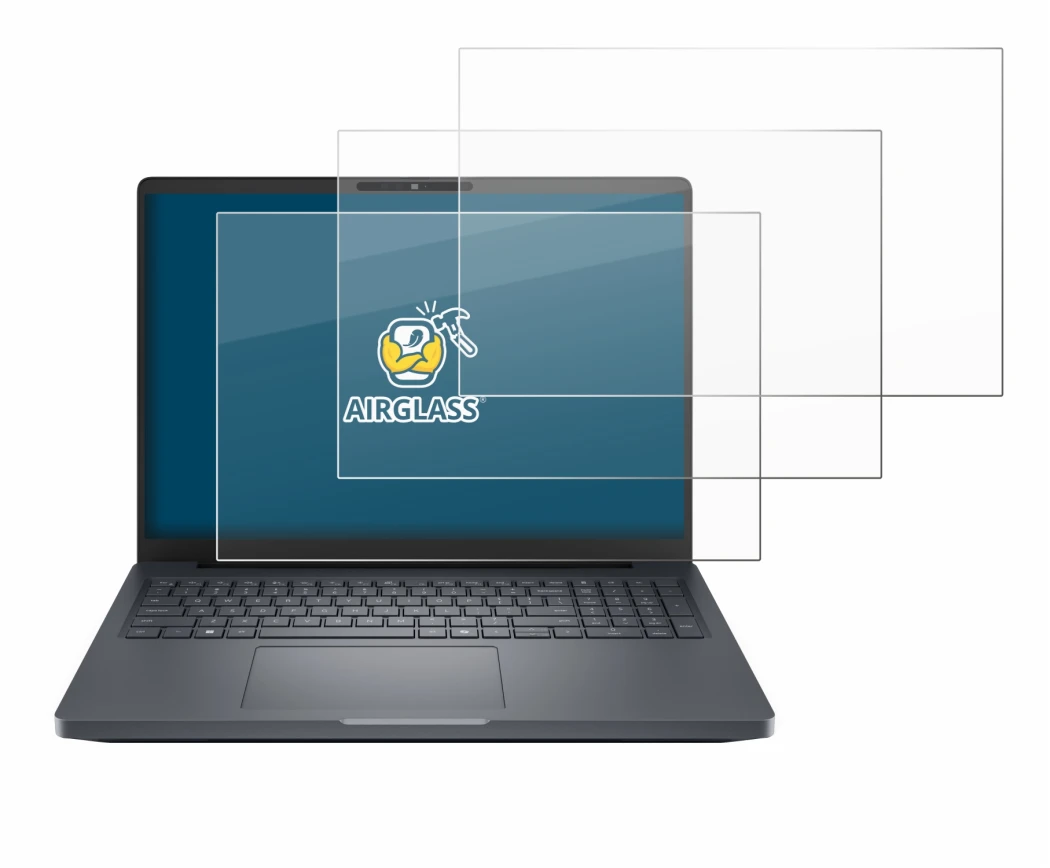 Image de l'appareil Dell Pro Max 16 Plus avec une grande variété de protections d'écran.