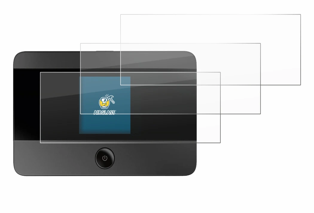 Image de l'appareil TP-Link M7350 avec une grande variété de protections d'écran.