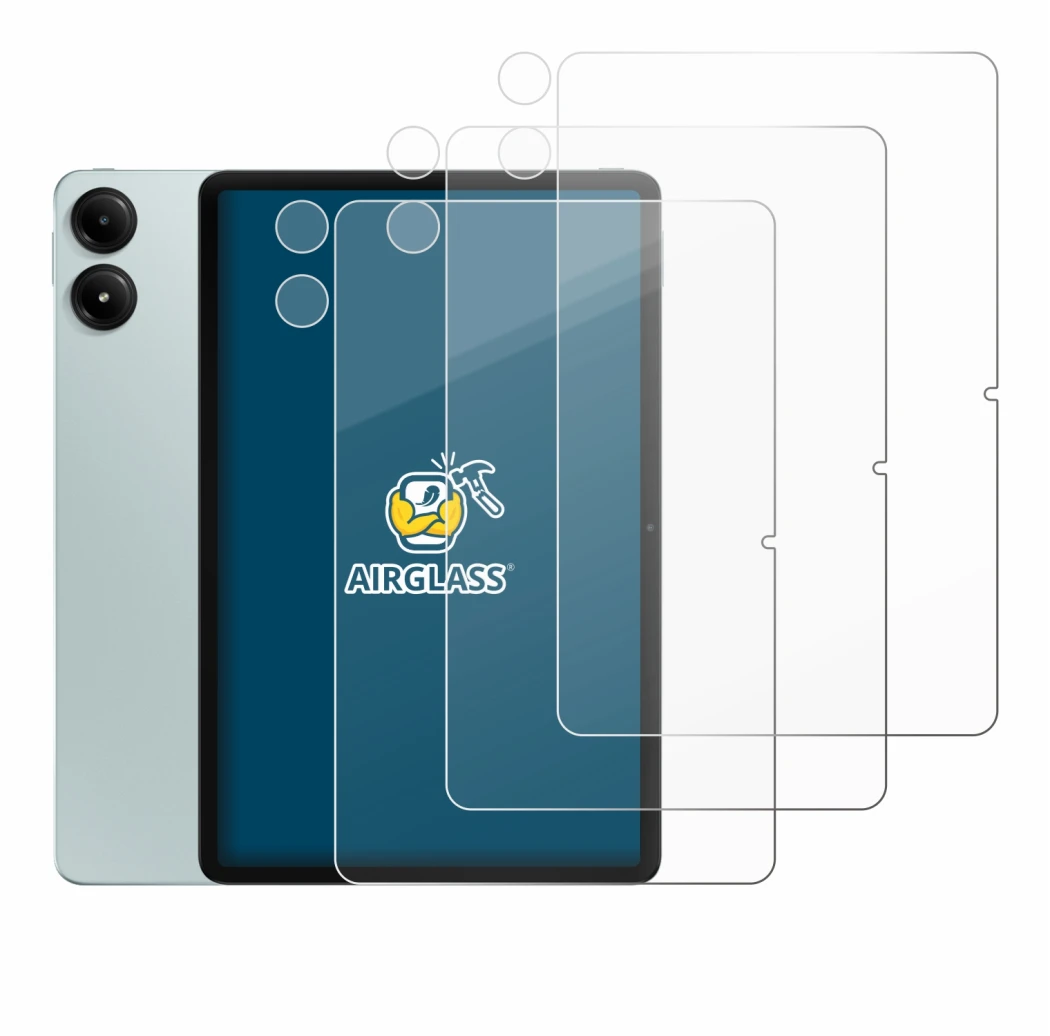 Image de l'appareil Xiaomi Redmi Pad Pro (Avant+Caméra) avec une grande variété de protections d'écran.