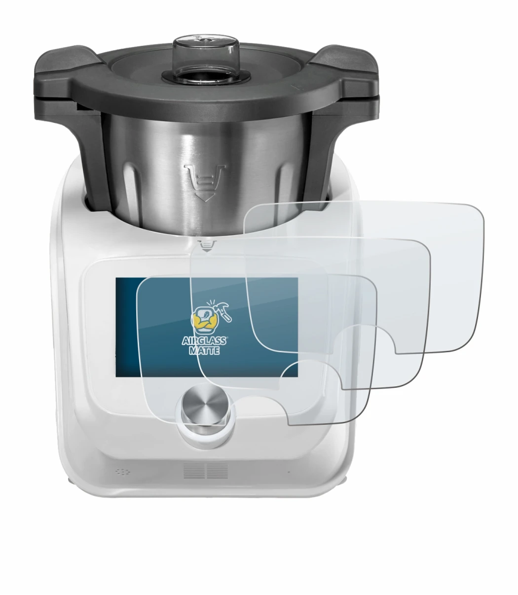 Image de l'appareil SilverCrest Monsieur Cuisine Connect avec une grande variété de protections d'écran.