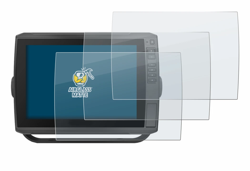 Image de l'appareil Garmin ECHOMAP Ultra 102sv avec une grande variété de protections d'écran.