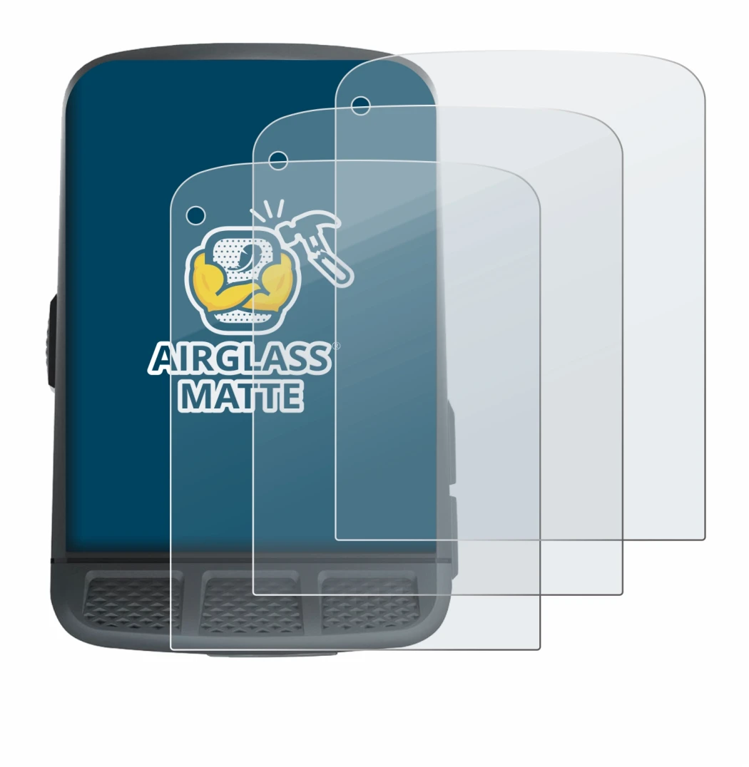 Image de l'appareil Wahoo Elemnt Roam avec une grande variété de protections d'écran.