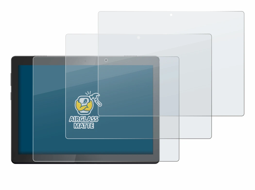 Image de l'appareil Lenovo Tab M10 TB-X505F avec une grande variété de protections d'écran.