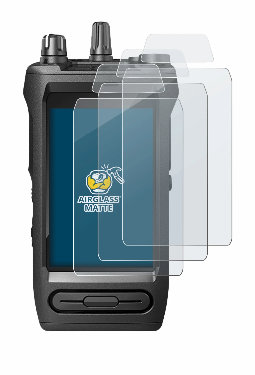 Image de l'appareil Motorola Mototrbo Ion avec une grande variété de protections d'écran.