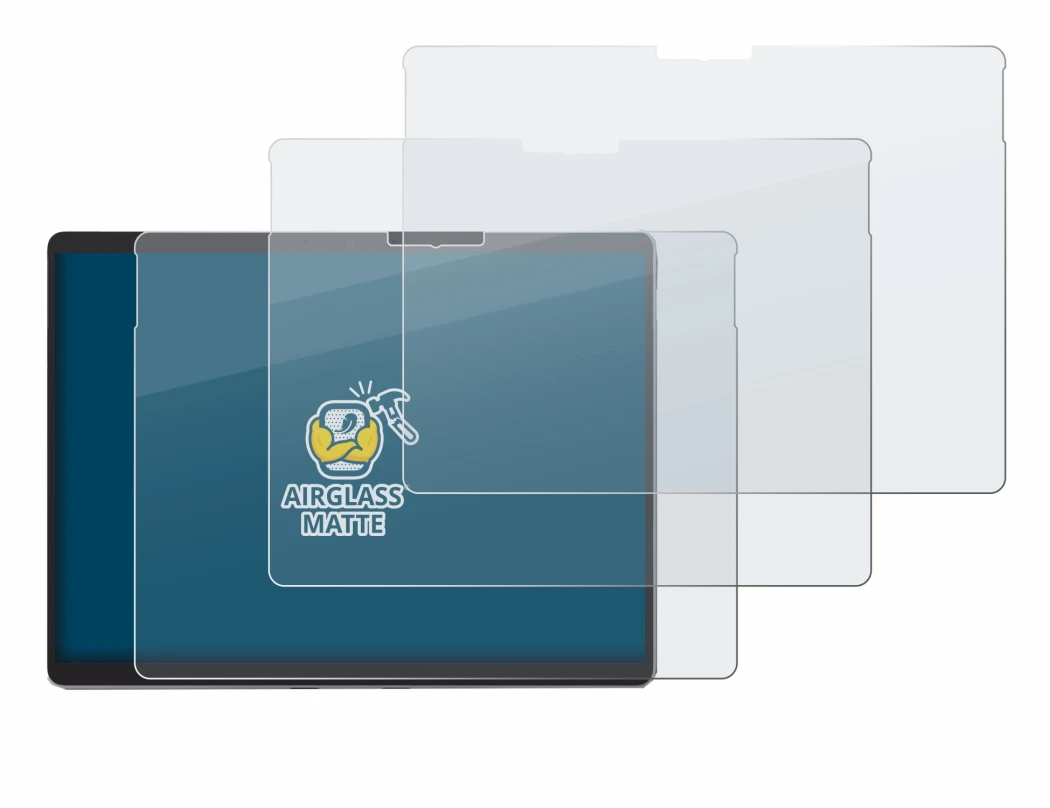 Image de l'appareil Microsoft Surface Pro 8 (2021) avec une grande variété de protections d'écran.