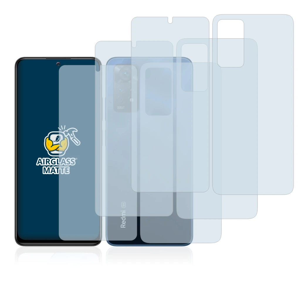 Image de l'appareil Xiaomi Redmi Note 11 Pro 5G (Avant+Arrière) avec une grande variété de protections d'écran.