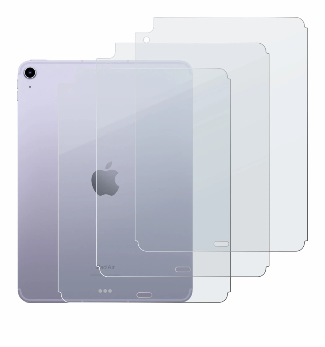Image de l'appareil Apple iPad Air 5 WiFi 2022 (Arrière, 5ème Gen.) avec une grande variété de protections d'écran.