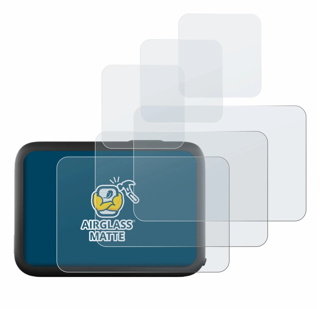 Image de l'appareil GoPro Hero 11 Black avec une grande variété de protections d'écran.