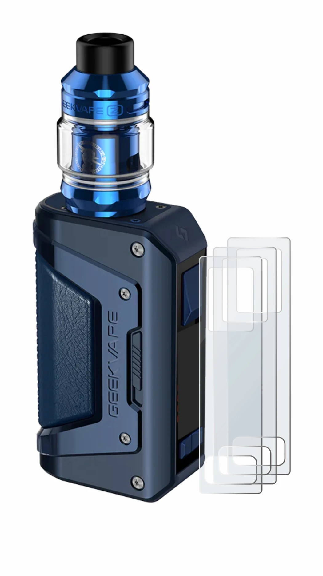 Image de l'appareil GeekVape Aegis Legend 2 L200 avec une grande variété de protections d'écran.