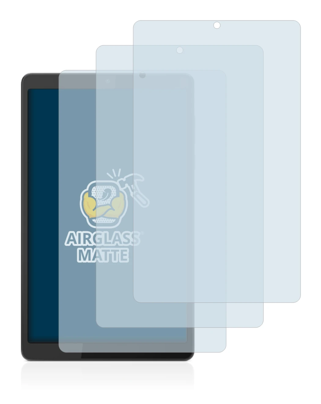 Image de l'appareil Lenovo Tab M8 (4ème Gen.) avec une grande variété de protections d'écran.