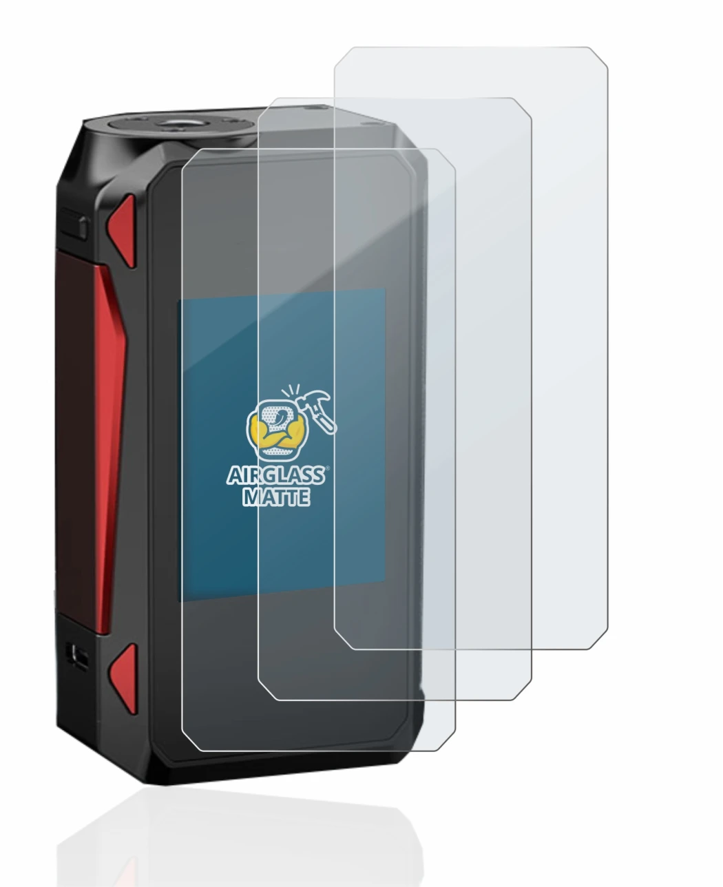 Image de l'appareil Smok G-Priv 4 avec une grande variété de protections d'écran.