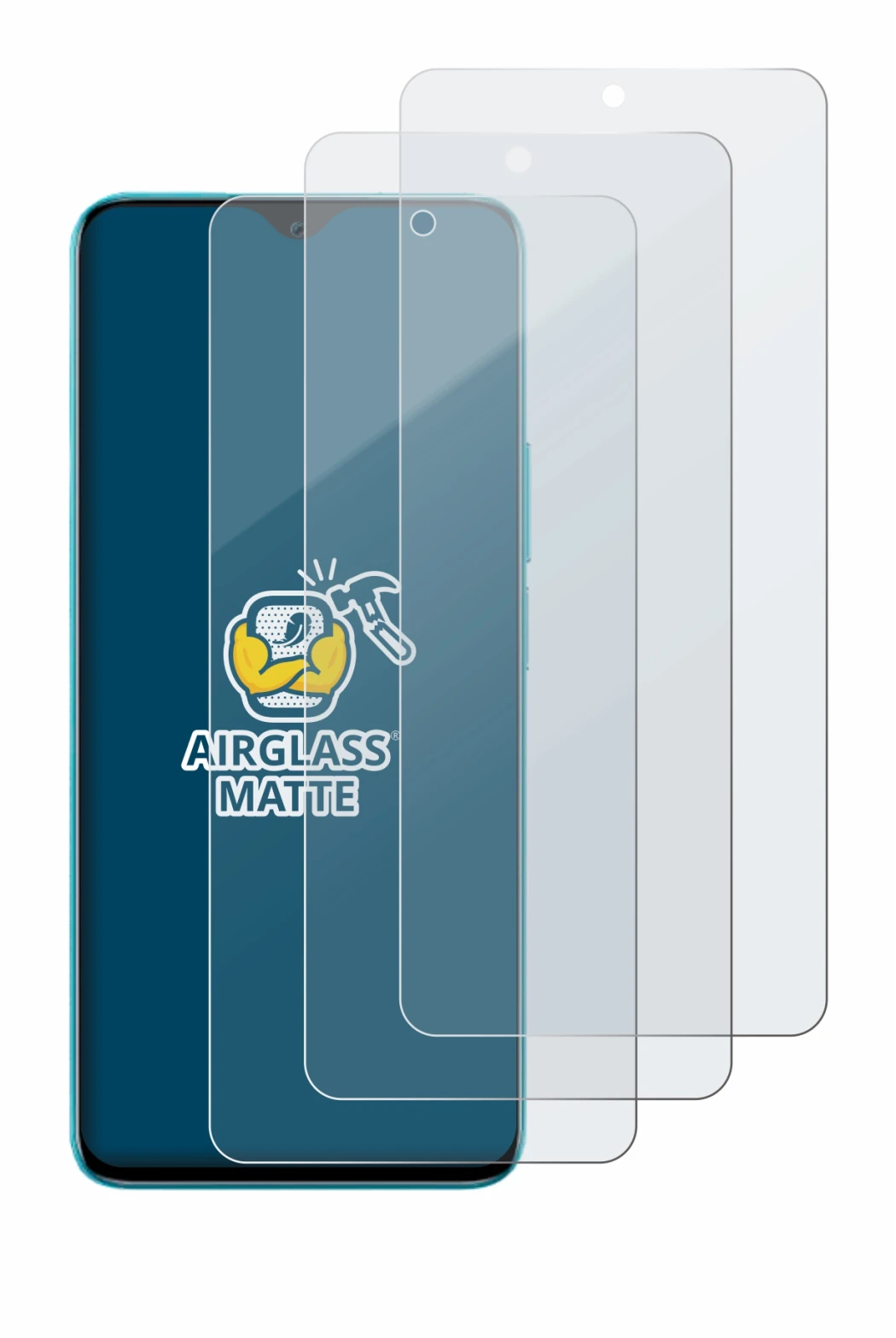 Image de l'appareil Honor 90 Lite avec une grande variété de protections d'écran.