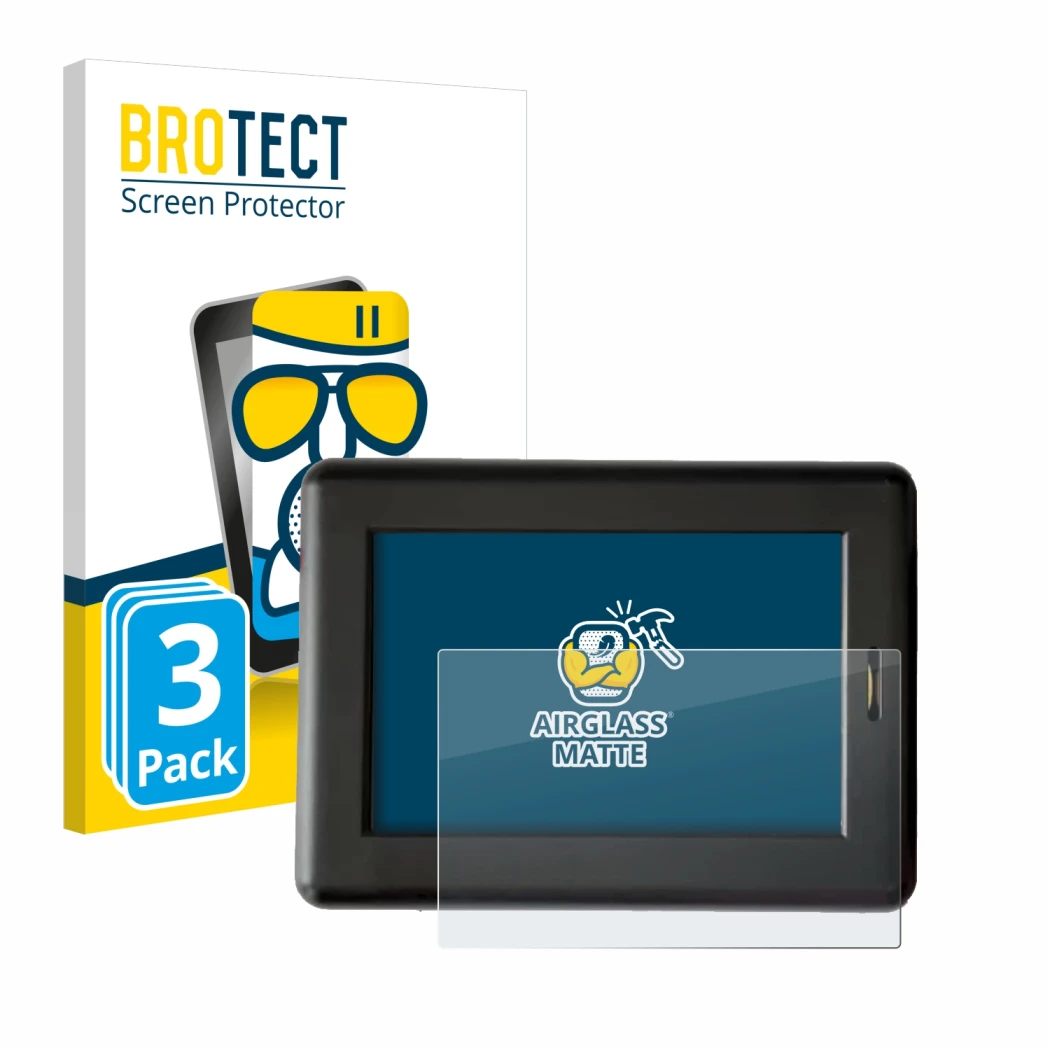 Face avant d’un emballage produit avec le logo de la marque BROTECT. À côté, l’appareil XC Tracer Maxx II est représenté avec