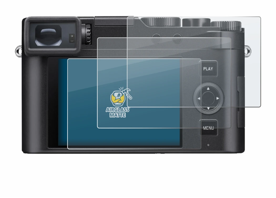 Image de l'appareil Leica D-Lux 8 avec une grande variété de protections d'écran.