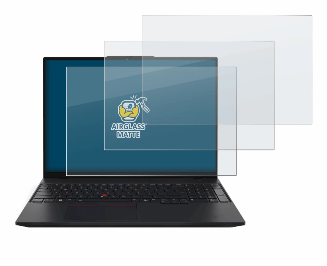 Image de l'appareil Lenovo ThinkPad L16 Gen 1 avec une grande variété de protections d'écran.