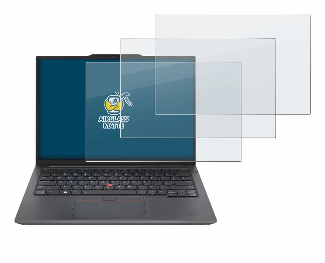 Image de l'appareil Lenovo ThinkPad E14 Gen 6 avec une grande variété de protections d'écran.