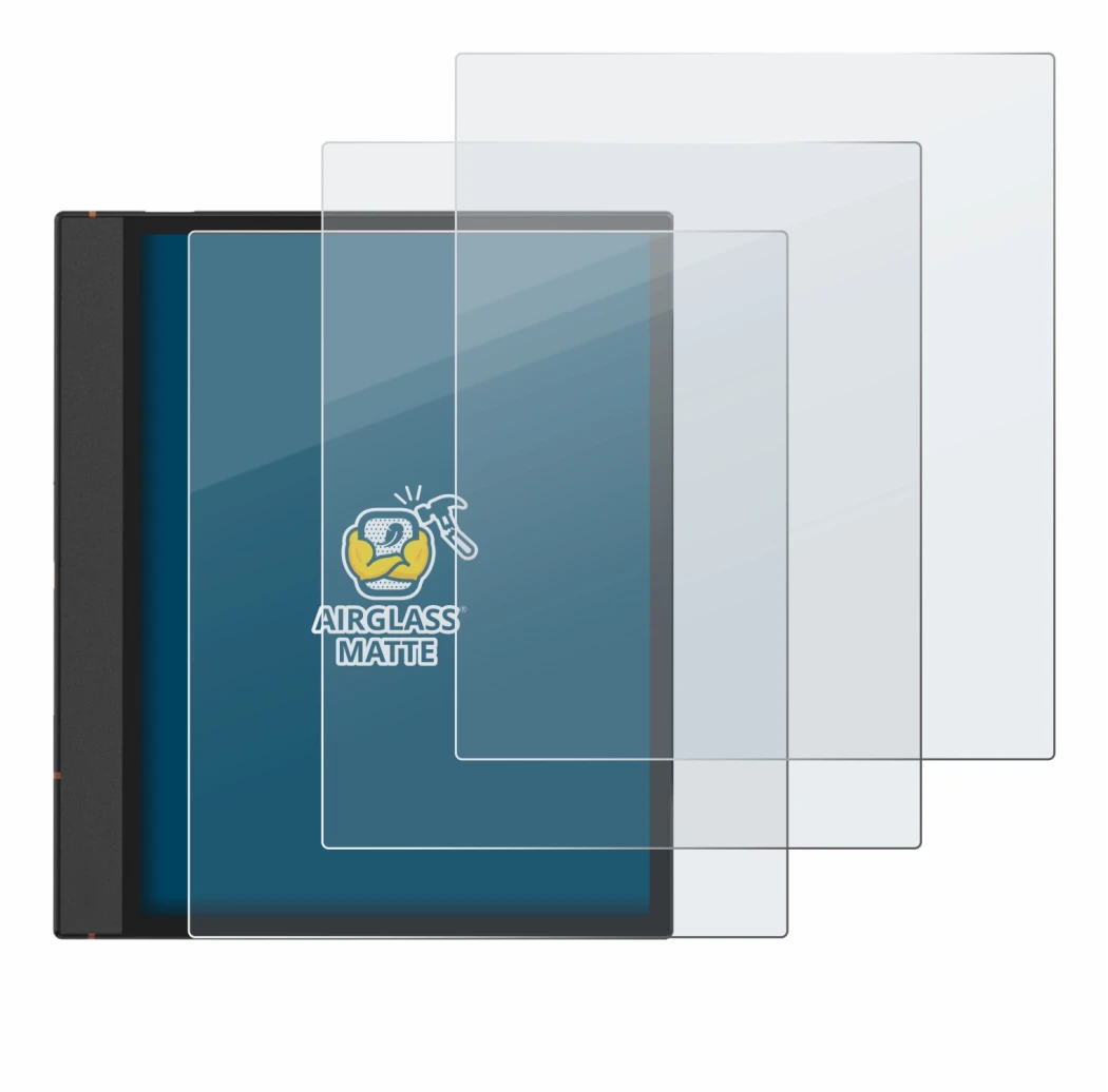 Image de l'appareil Boox Note Air 4 C avec une grande variété de protections d'écran.