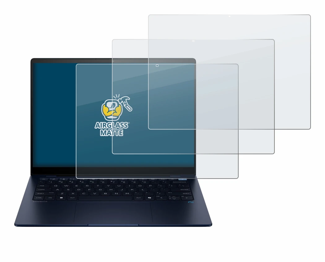 Image de l'appareil HP EliteBook Ultra 14 G1q avec une grande variété de protections d'écran.