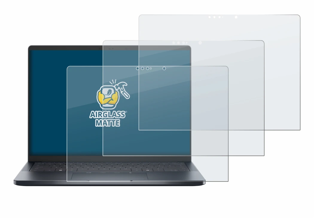 Image de l'appareil Dell Pro 14 Premium PA14250 Touch avec une grande variété de protections d'écran.