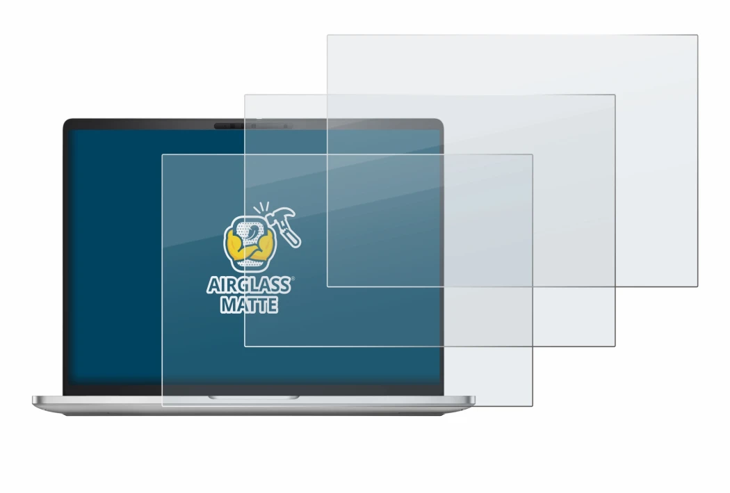 Image de l'appareil Dell Pro 16 Plus PB16250 avec une grande variété de protections d'écran.