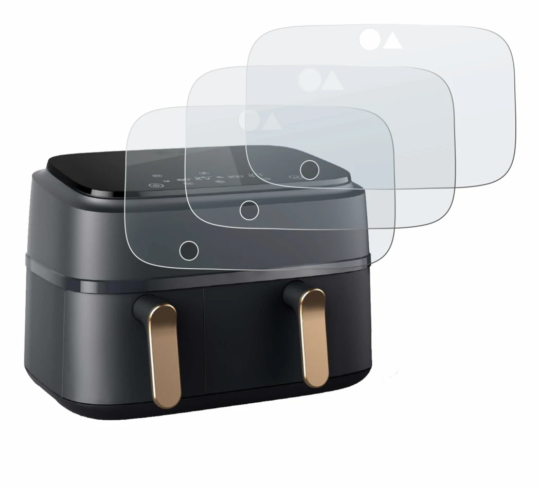 Image de l'appareil Philips Airfryer NA352/00 avec une grande variété de protections d'écran.