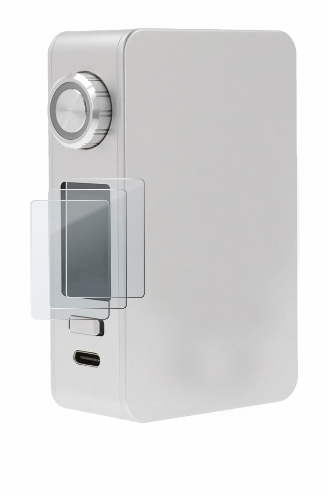 Image de l'appareil Lost Vape Centaurus M200 avec une grande variété de protections d'écran.