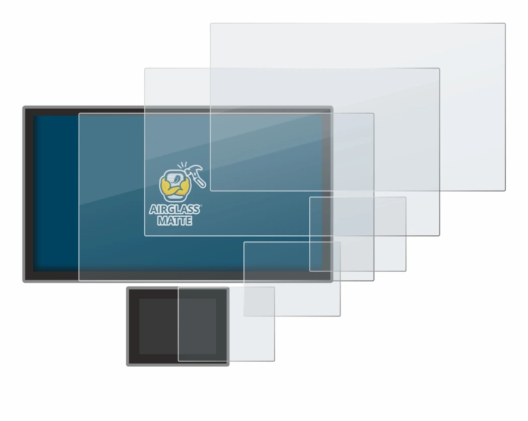 Image de l'appareil Icom IC-7760 avec une grande variété de protections d'écran.