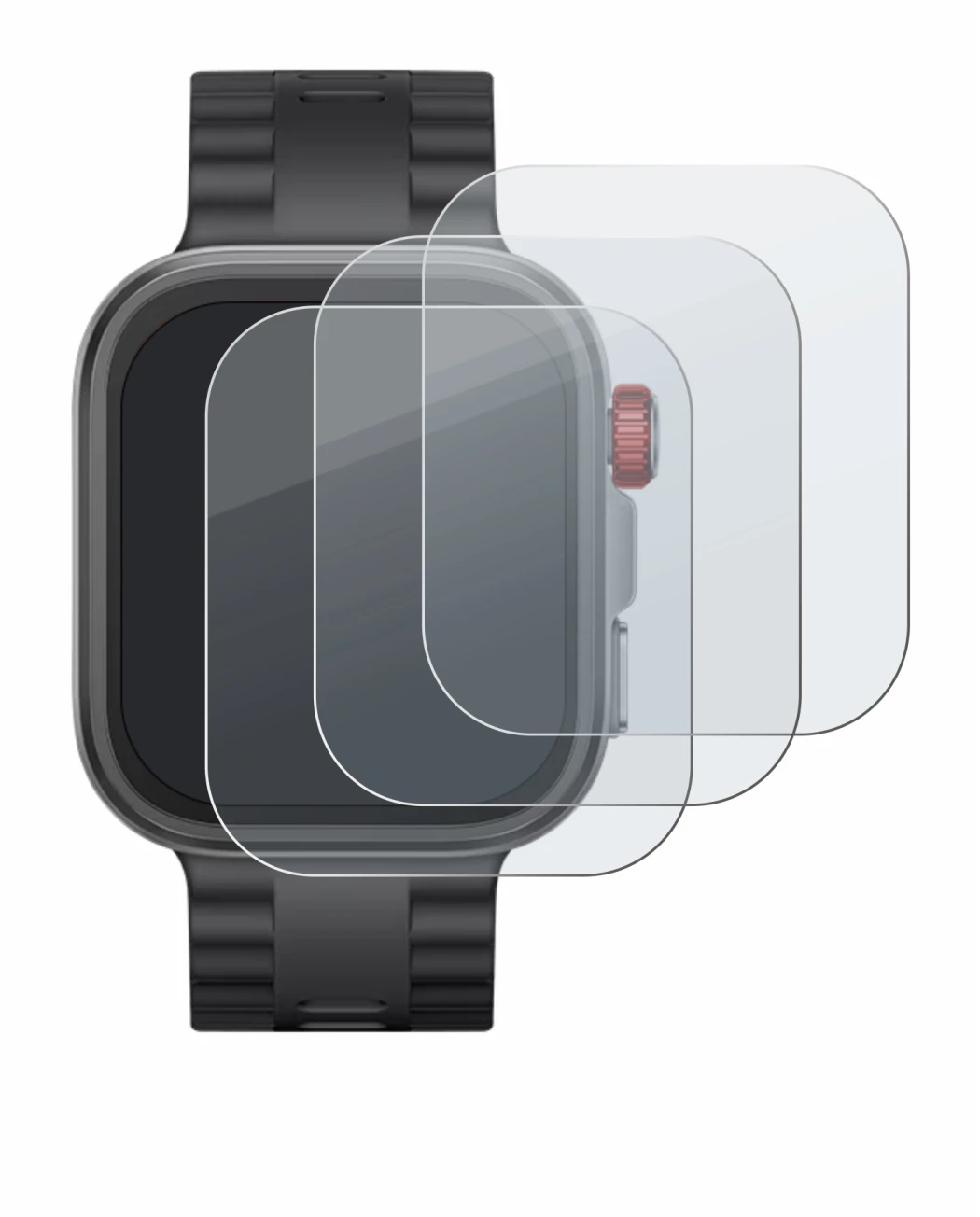 Image de l'appareil Huawei Watch Fit 4 Pro avec une grande variété de protections d'écran.