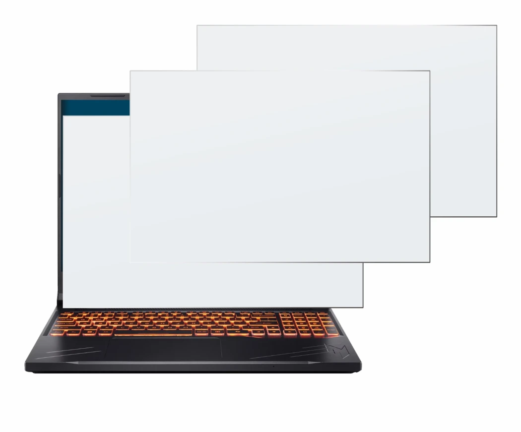 Image de l'appareil Acer Nitro V 16 avec une grande variété de protections d'écran.