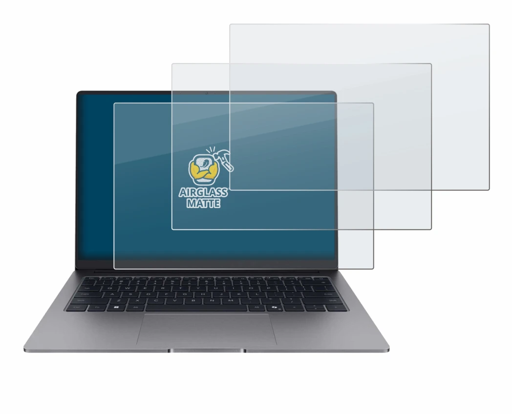 Image de l'appareil Honor MagicBook X14 Plus 2025 avec une grande variété de protections d'écran.