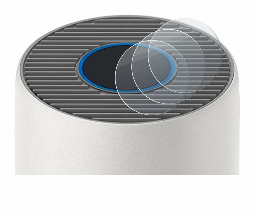 Image de l'appareil Philips 2000i Series AC2939 avec une grande variété de protections d'écran.