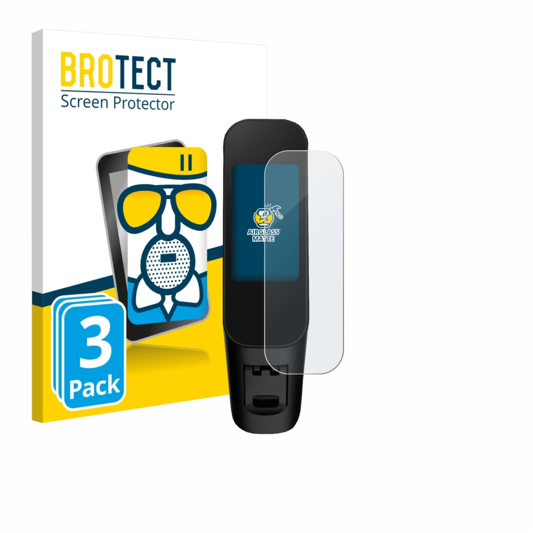 Face avant d’un emballage produit avec le logo de la marque BROTECT. À côté, l’appareil Xiaomi Electric Scooter 6 Max est repr